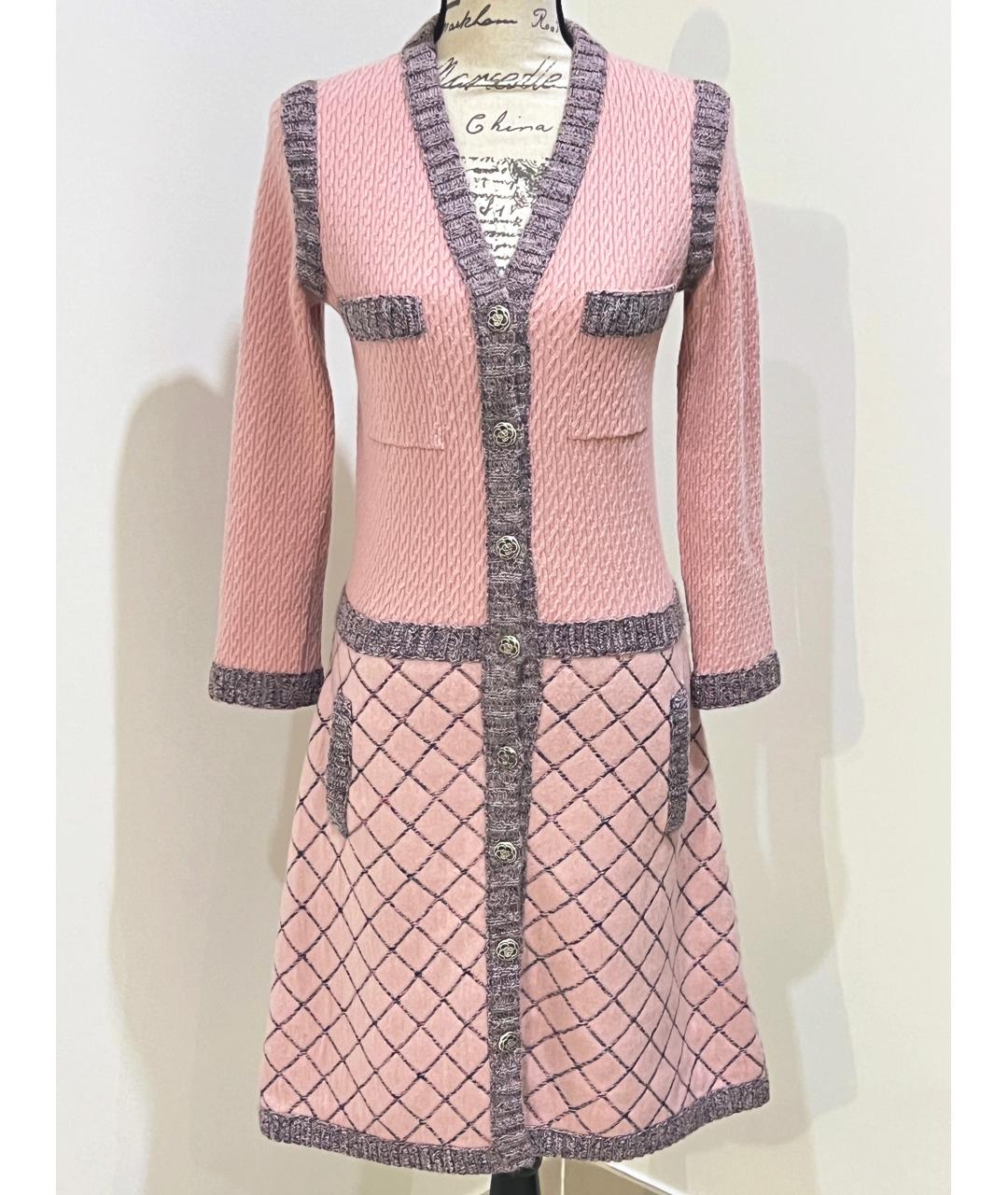 CHANEL PRE-OWNED Розовый шелковый жакет/пиджак, фото 6