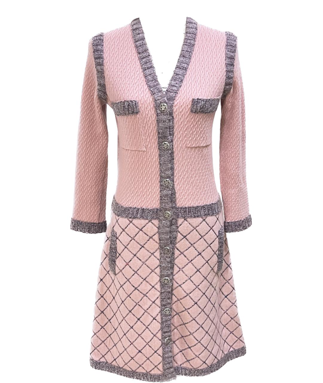 CHANEL PRE-OWNED Розовый шелковый жакет/пиджак, фото 9