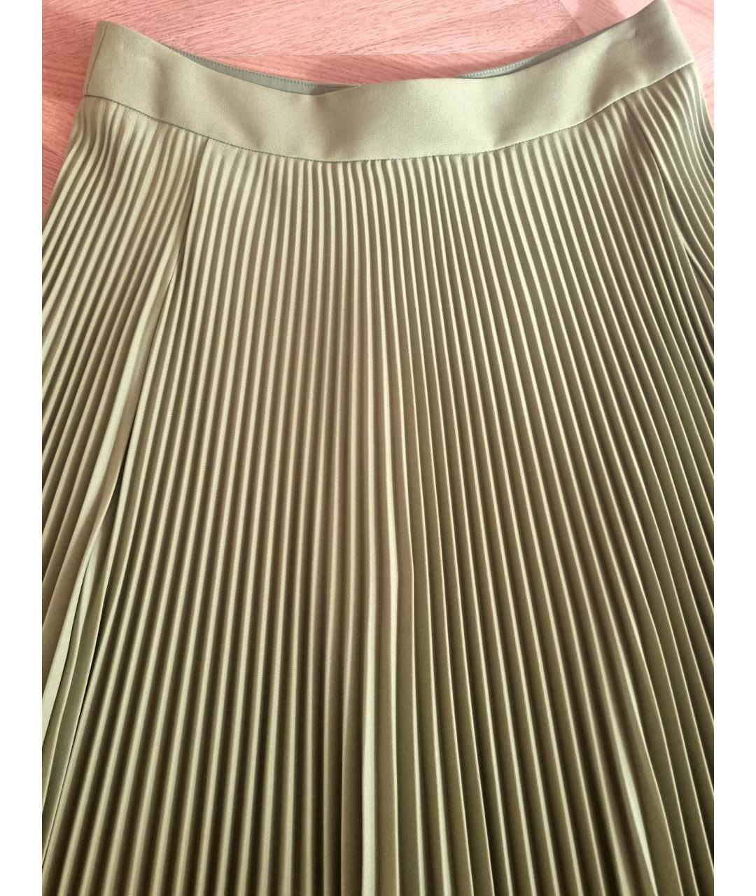 PORTS 1961 Салатовая полиэстеровая юбка макси, фото 7