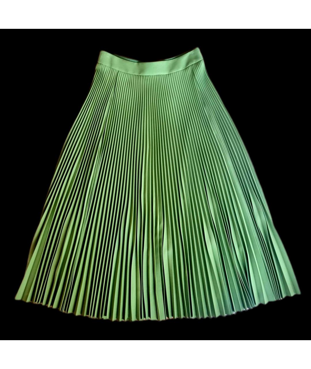 PORTS 1961 Салатовая полиэстеровая юбка макси, фото 8