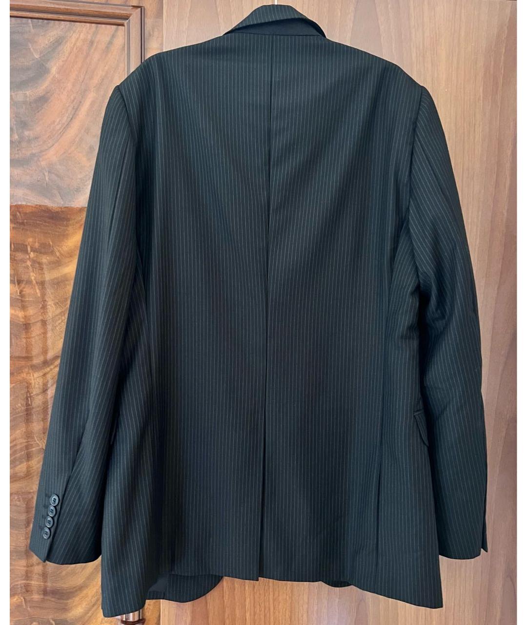 CALVIN KLEIN Черный шерстяной пиджак, фото 2