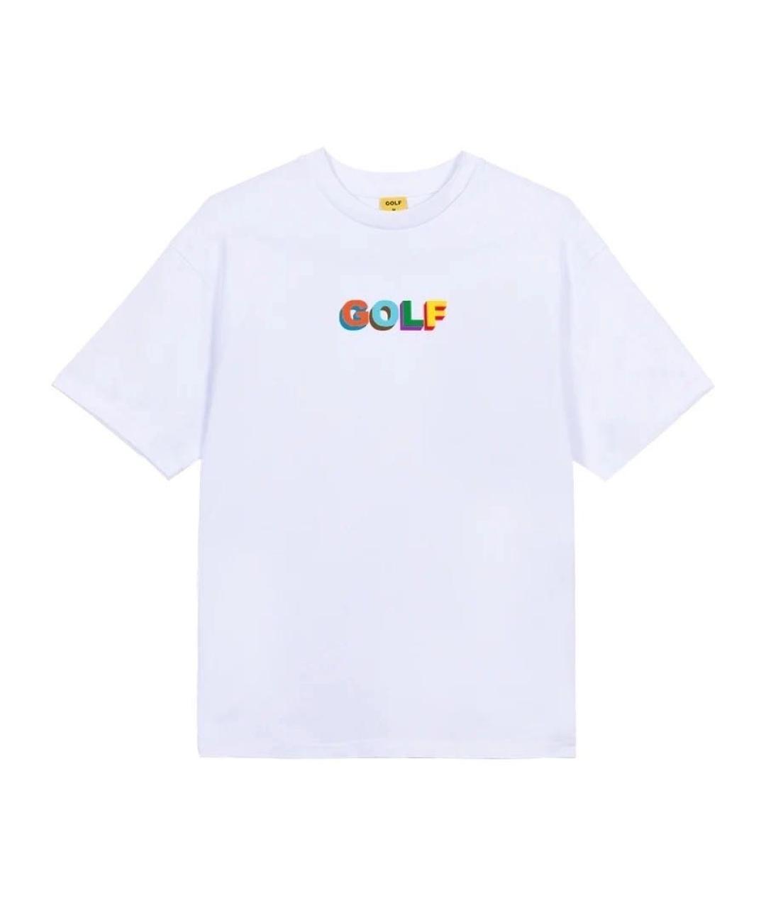 Golf Le Fleur Белая хлопковая футболка, фото 1