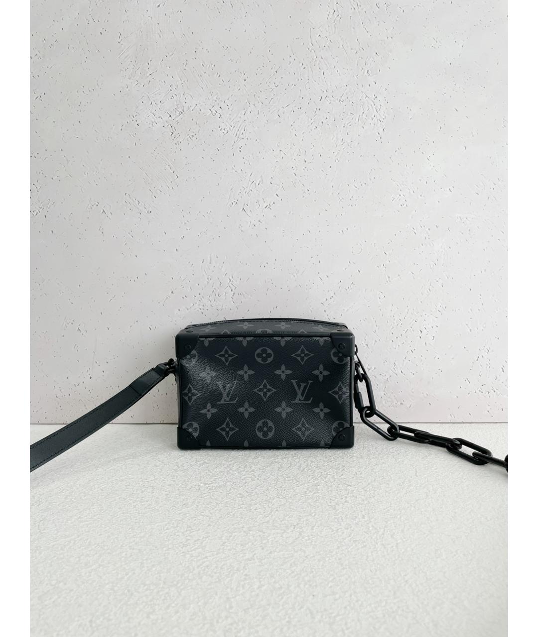 LOUIS VUITTON Черная сумка на плечо из искусственной кожи, фото 2