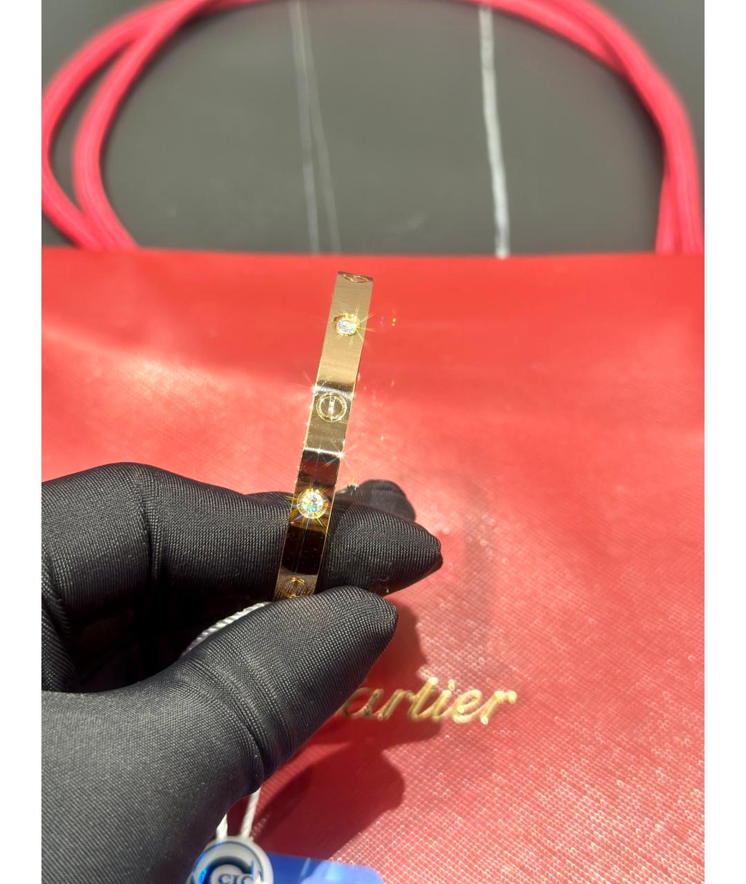 CARTIER Золотой браслет из розового золота, фото 2