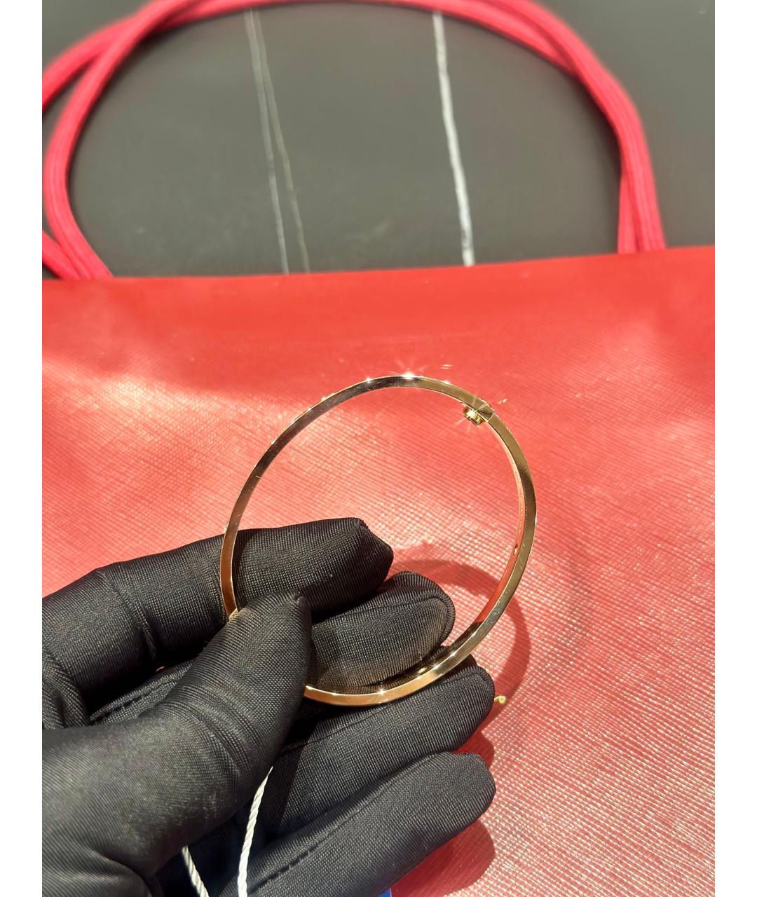 CARTIER Золотой браслет из розового золота, фото 5