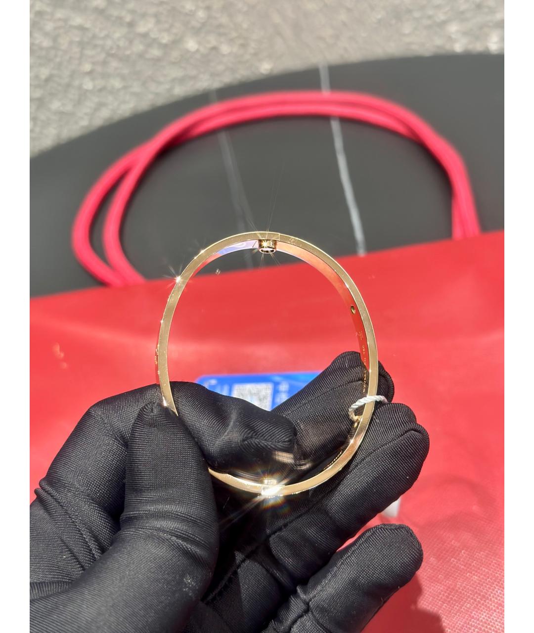 CARTIER Золотой браслет из розового золота, фото 3