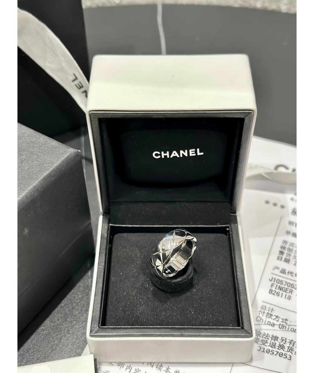 CHANEL Белое кольцо из белого золота, фото 7