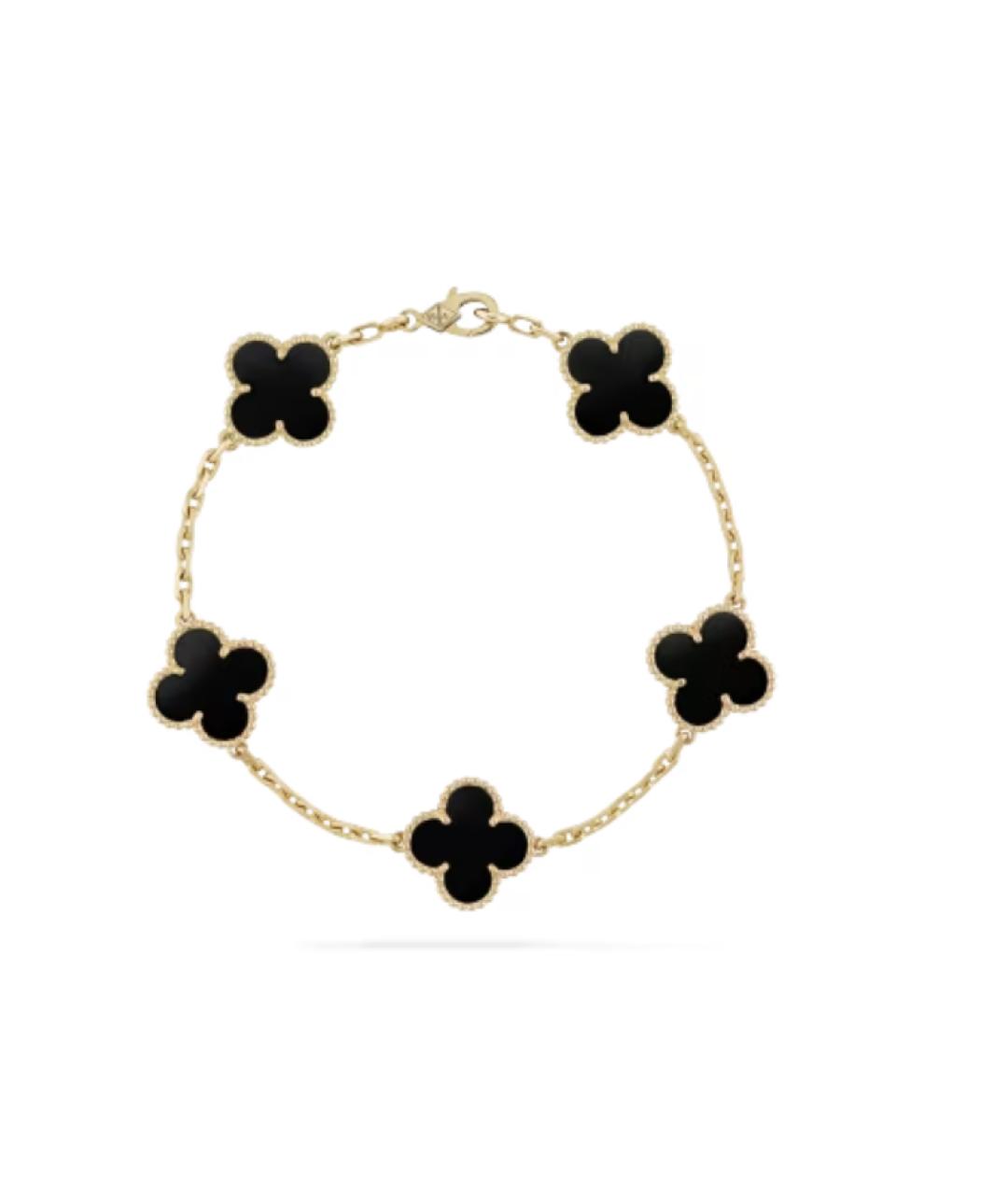 VAN CLEEF & ARPELS Черный браслет из желтого золота, фото 9
