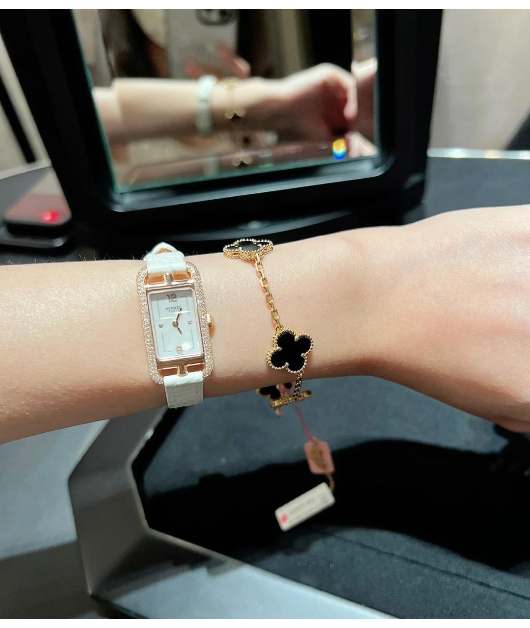 VAN CLEEF & ARPELS Черный браслет из желтого золота, фото 7