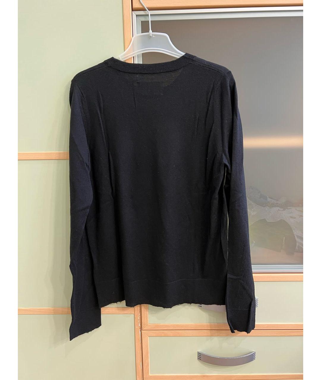 ZADIG & VOLTAIRE Черный кашемировый джемпер / свитер, фото 2