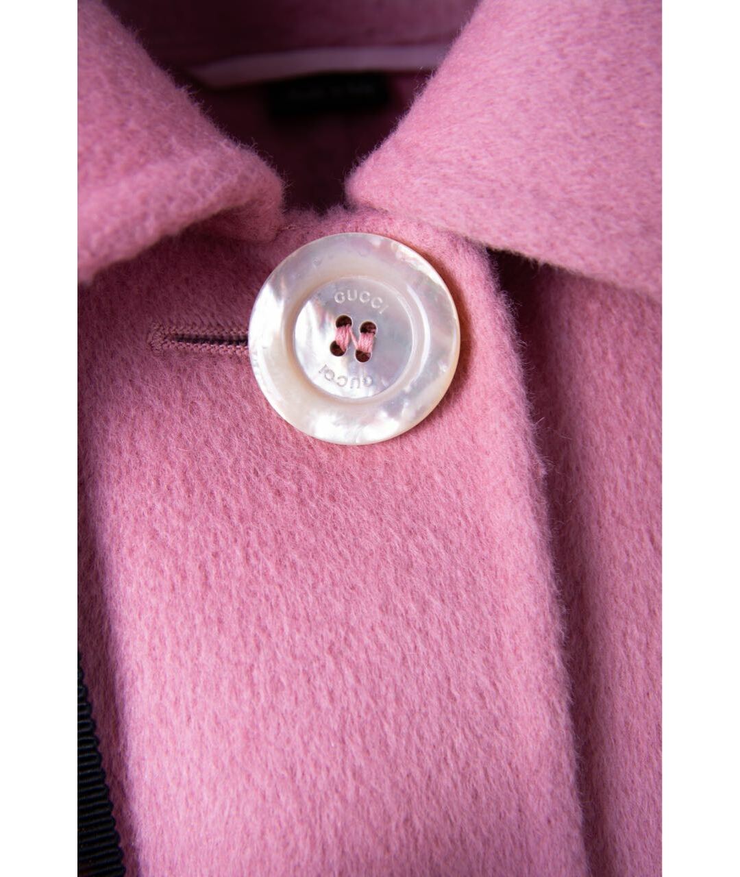 GUCCI Розовое шерстяное пальто, фото 4
