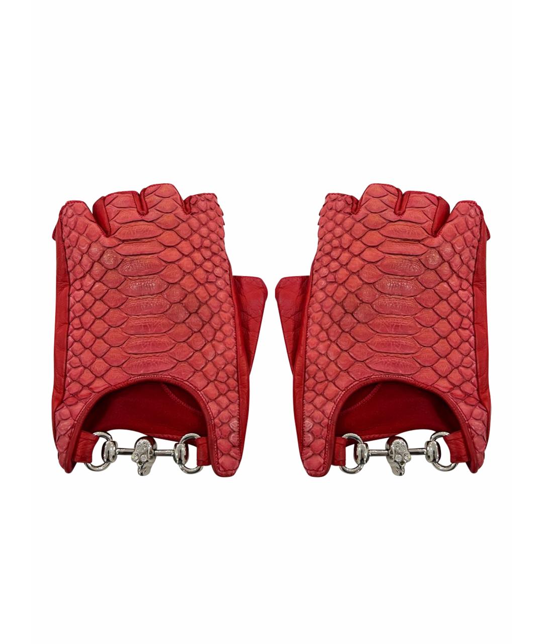 PHILIPP PLEIN Красные митенки, фото 1