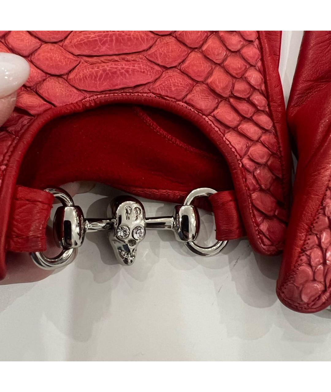 PHILIPP PLEIN Красные митенки, фото 2