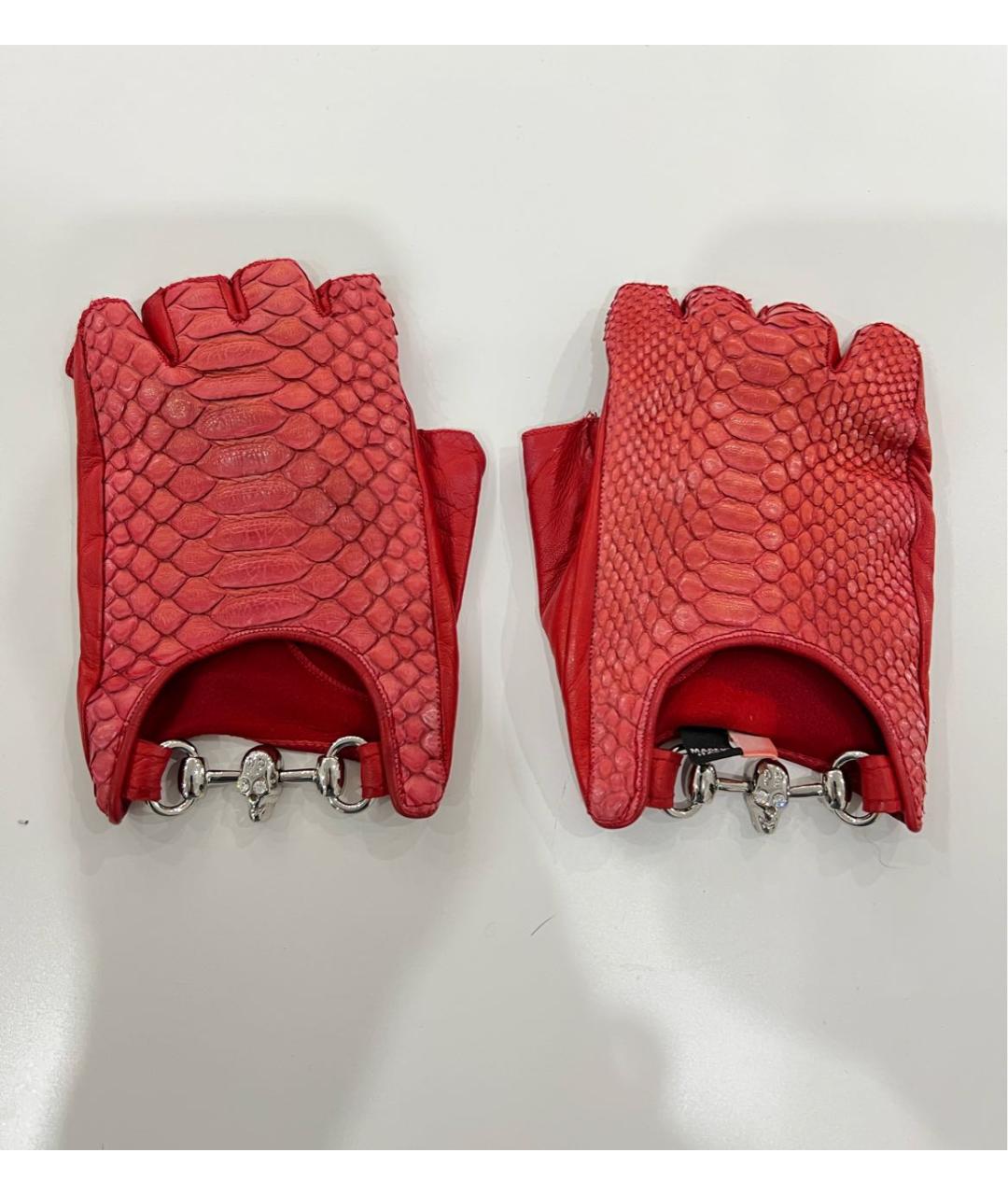 PHILIPP PLEIN Красные митенки, фото 5