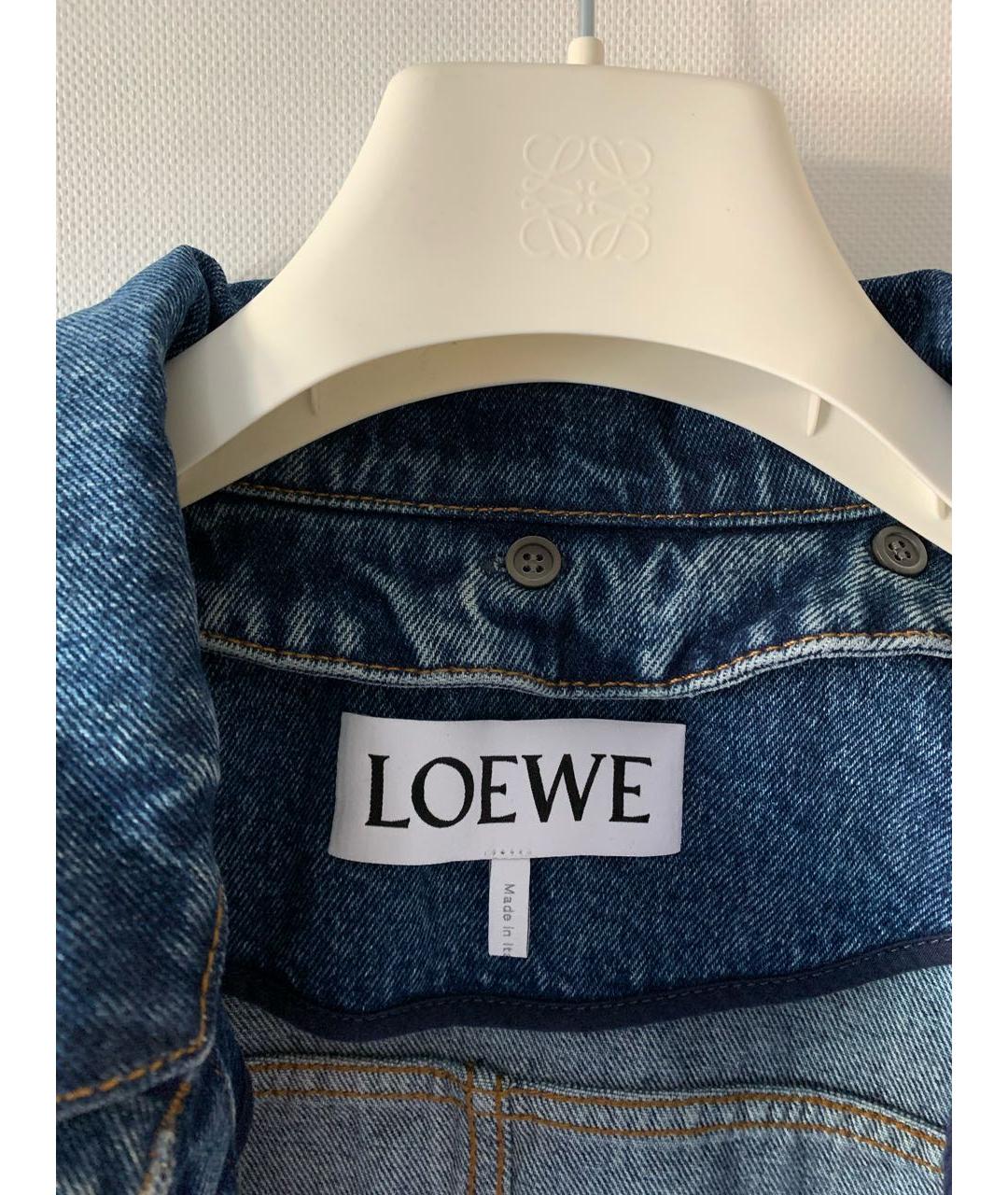 LOEWE Синяя деним куртка, фото 5