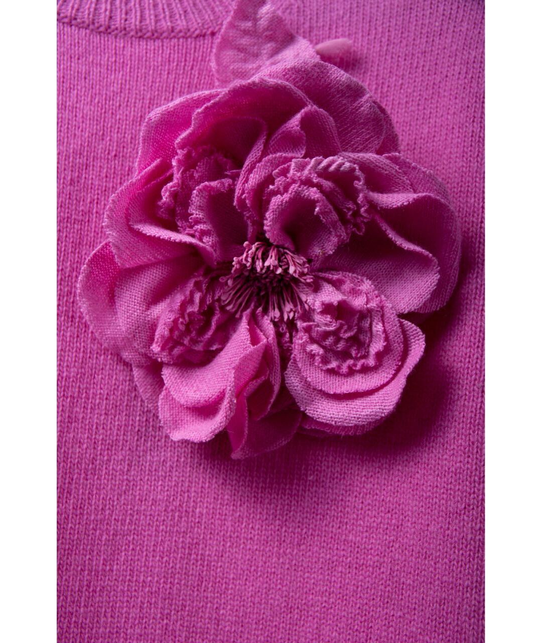 GUCCI Розовый кашемировый джемпер / свитер, фото 3