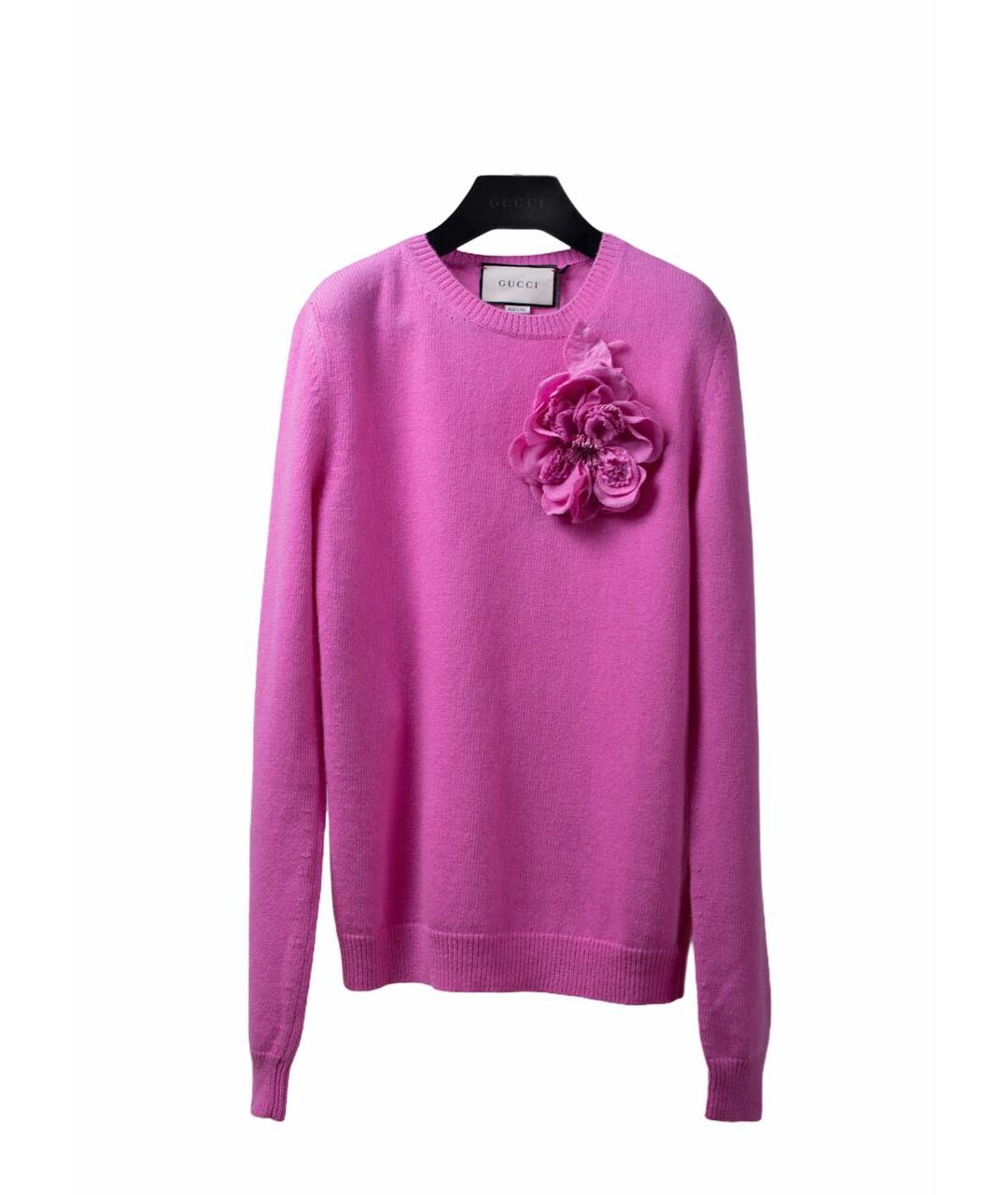 GUCCI Розовый кашемировый джемпер / свитер, фото 7