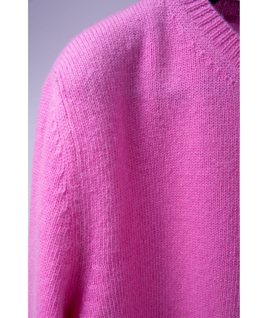 GUCCI Розовый кашемировый джемпер / свитер, фото 5