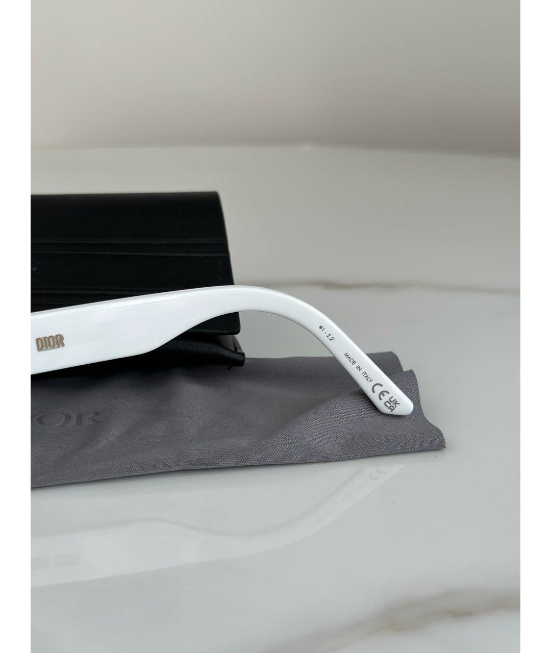 CHRISTIAN DIOR Белые солнцезащитные очки, фото 6
