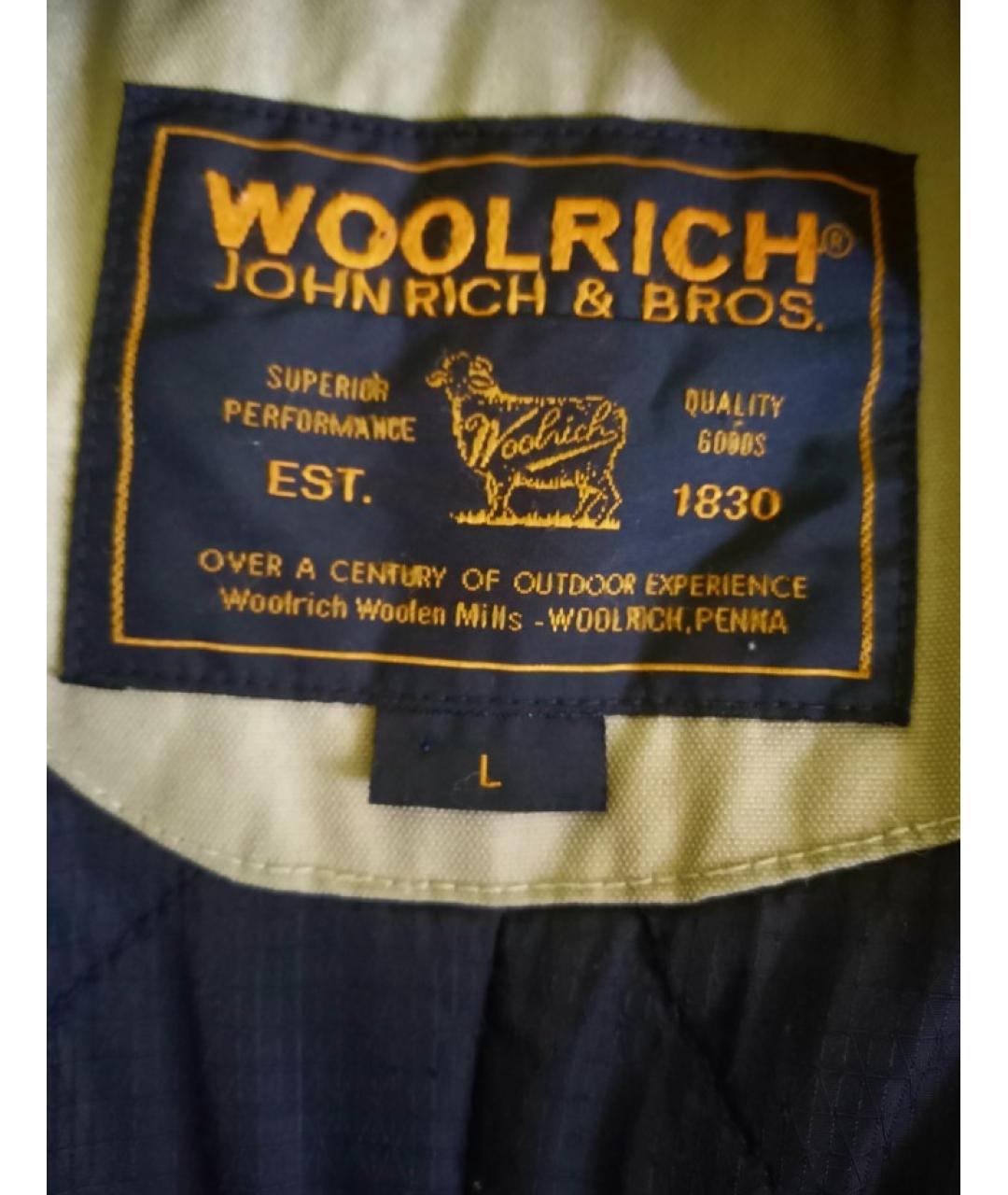 WOOLRICH Хаки куртка, фото 4