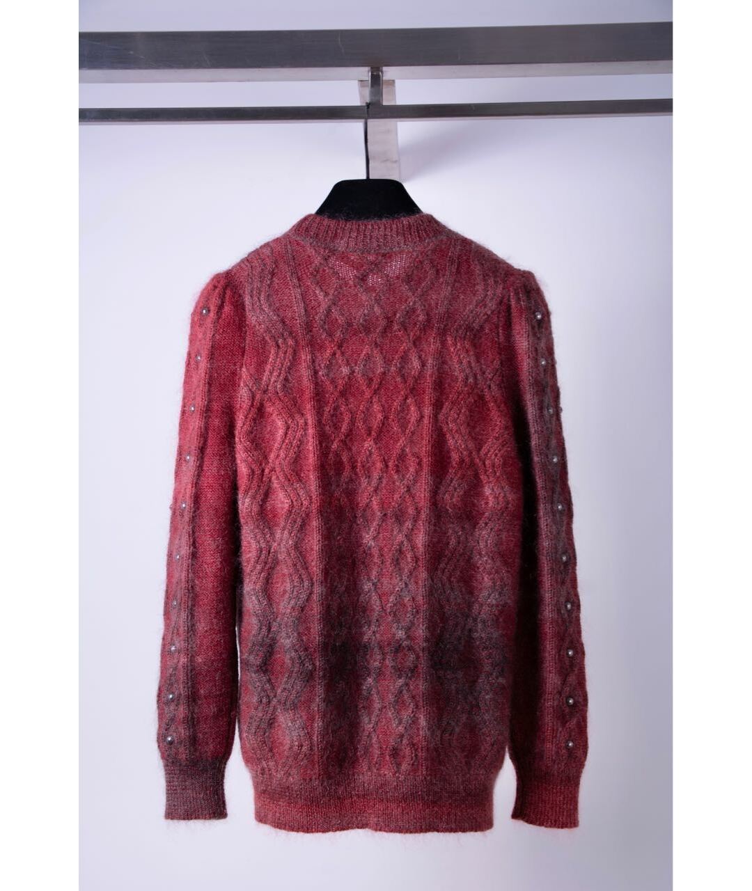 GUCCI Бордовый джемпер / свитер, фото 2