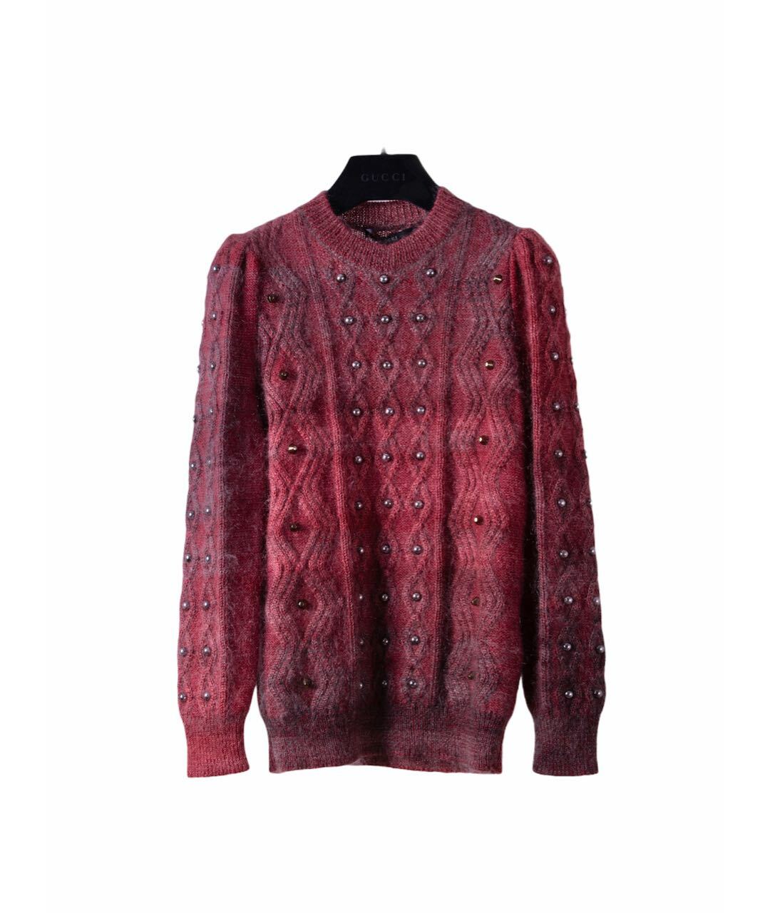 GUCCI Бордовый джемпер / свитер, фото 1