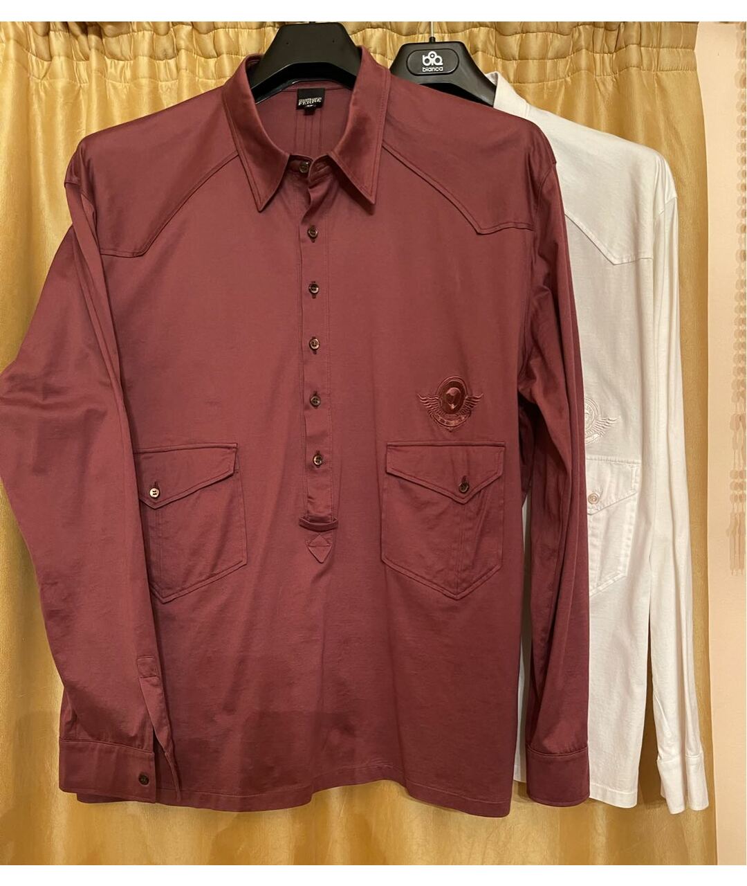 GIANFRANCO FERRE Мульти хлопковая кэжуал рубашка, фото 9