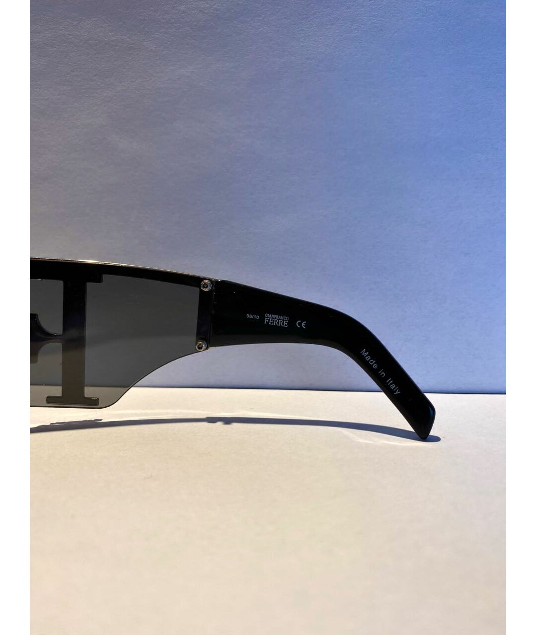 GIANFRANCO FERRE Черные металлические солнцезащитные очки, фото 5