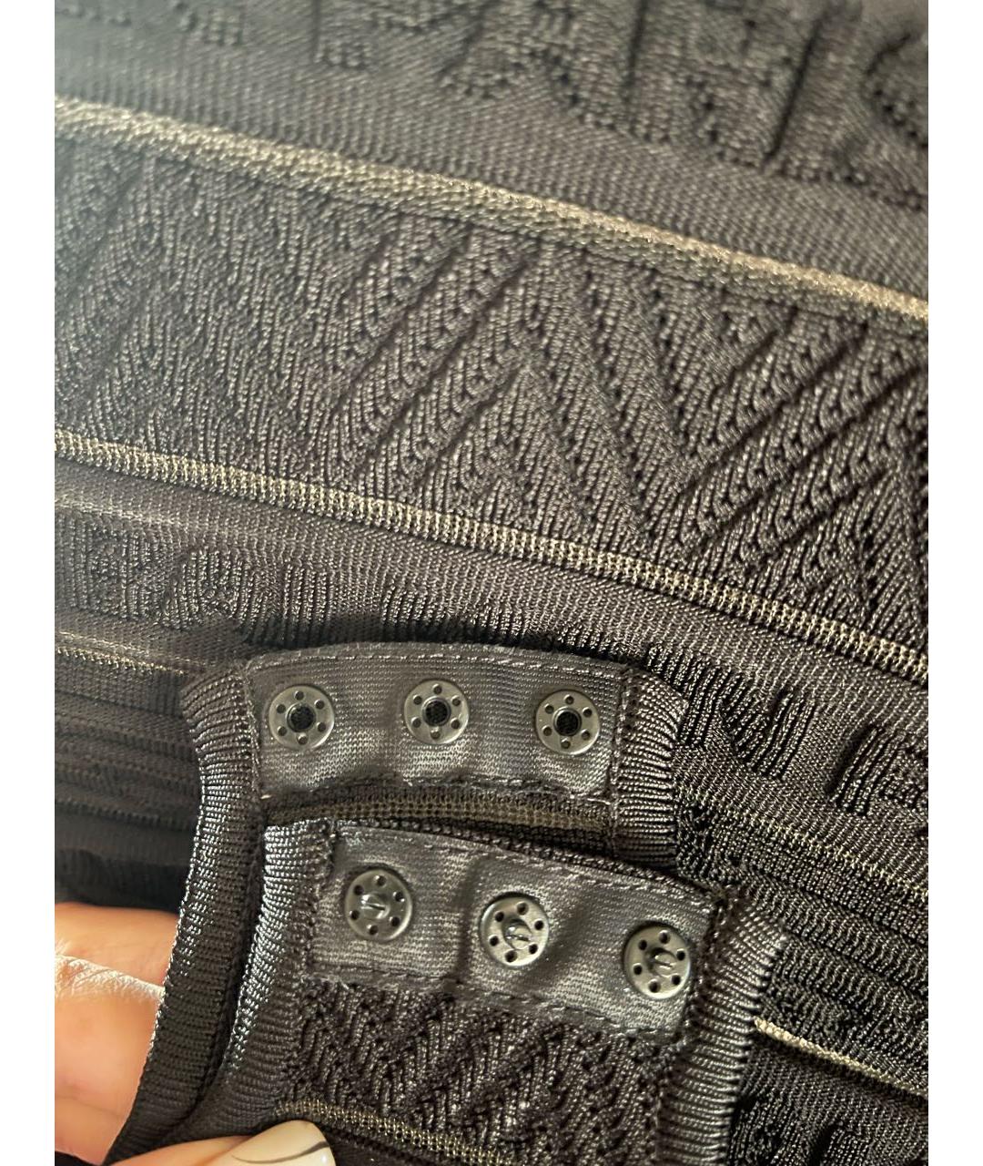 BALMAIN Черное вискозное боди, фото 7
