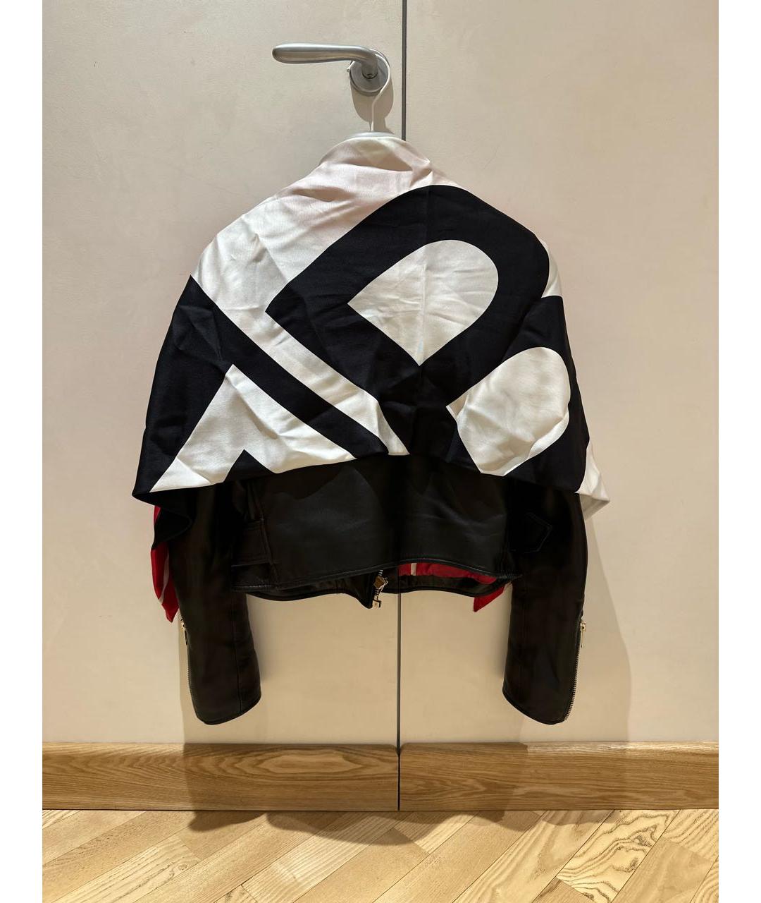 BALENCIAGA Черная кожаная куртка, фото 2