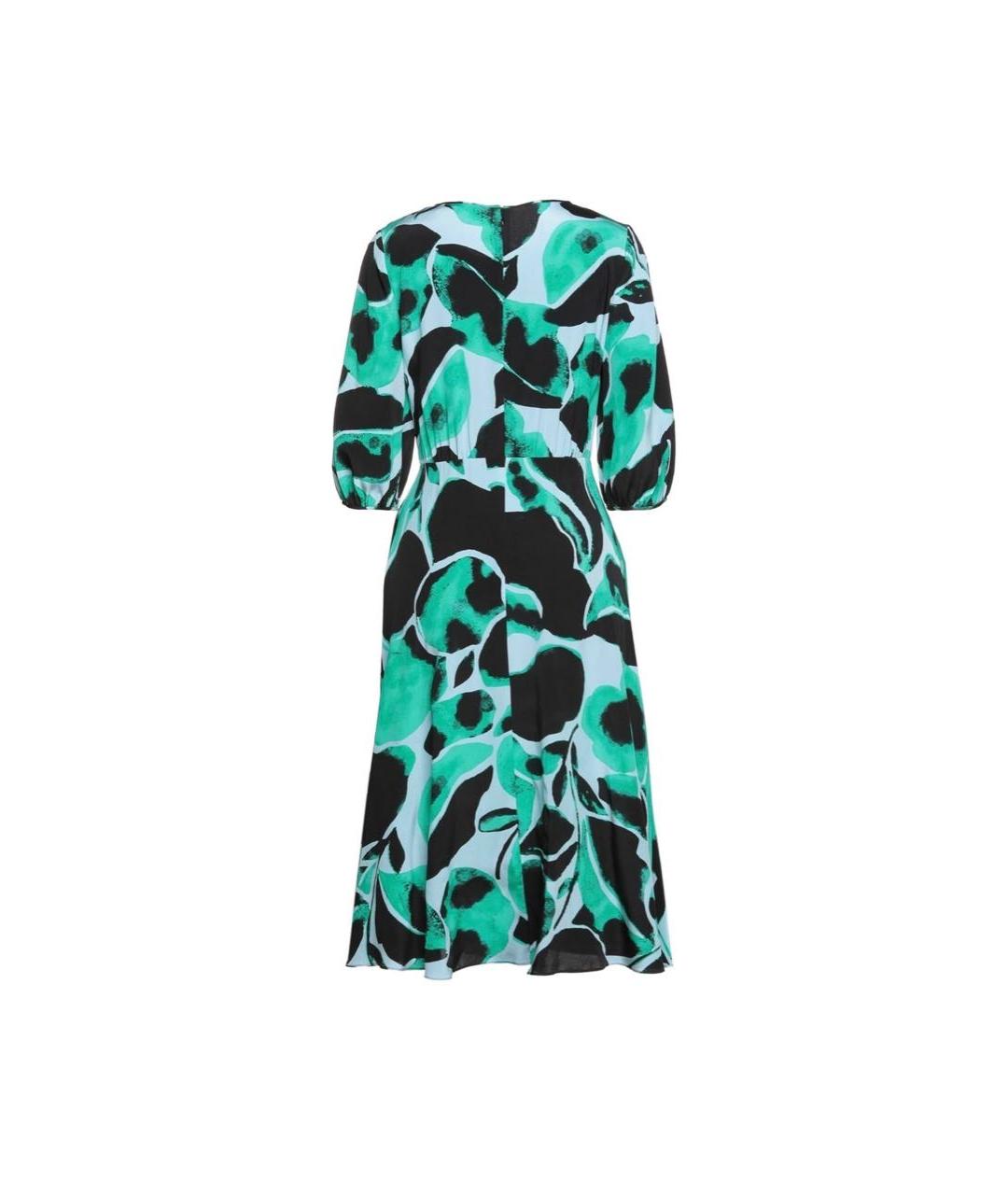 DIANE VON FURSTENBERG Мульти шелковое повседневное платье, фото 5