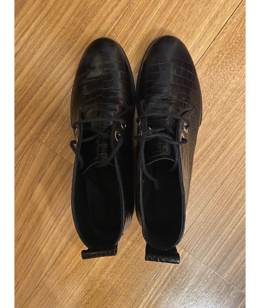RAG&BONE Черные кожаные ботинки, фото 3