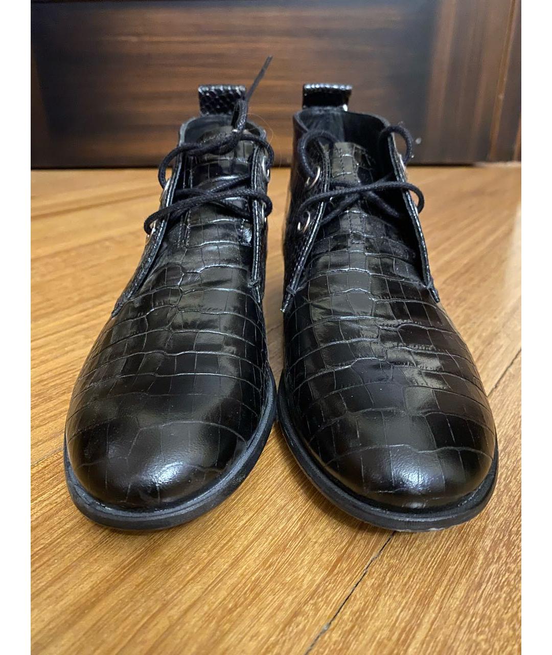 RAG&BONE Черные кожаные ботинки, фото 2