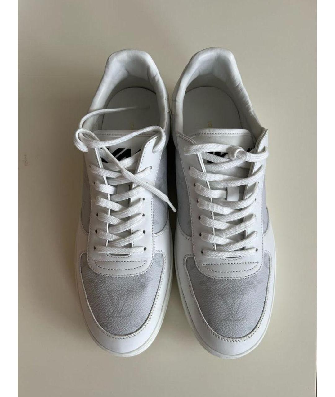 LOUIS VUITTON PRE-OWNED Белые кожаные низкие кроссовки / кеды, фото 2