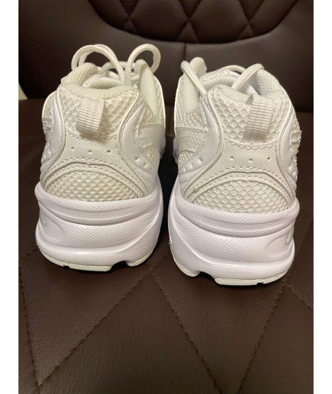 NEW BALANCE Белые кожаные кроссовки, фото 4