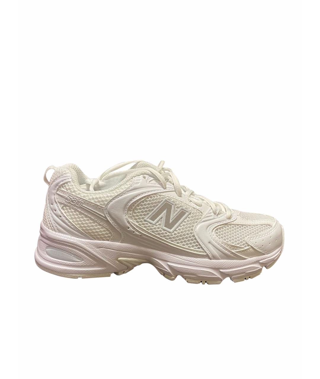 NEW BALANCE Белые кожаные кроссовки, фото 1