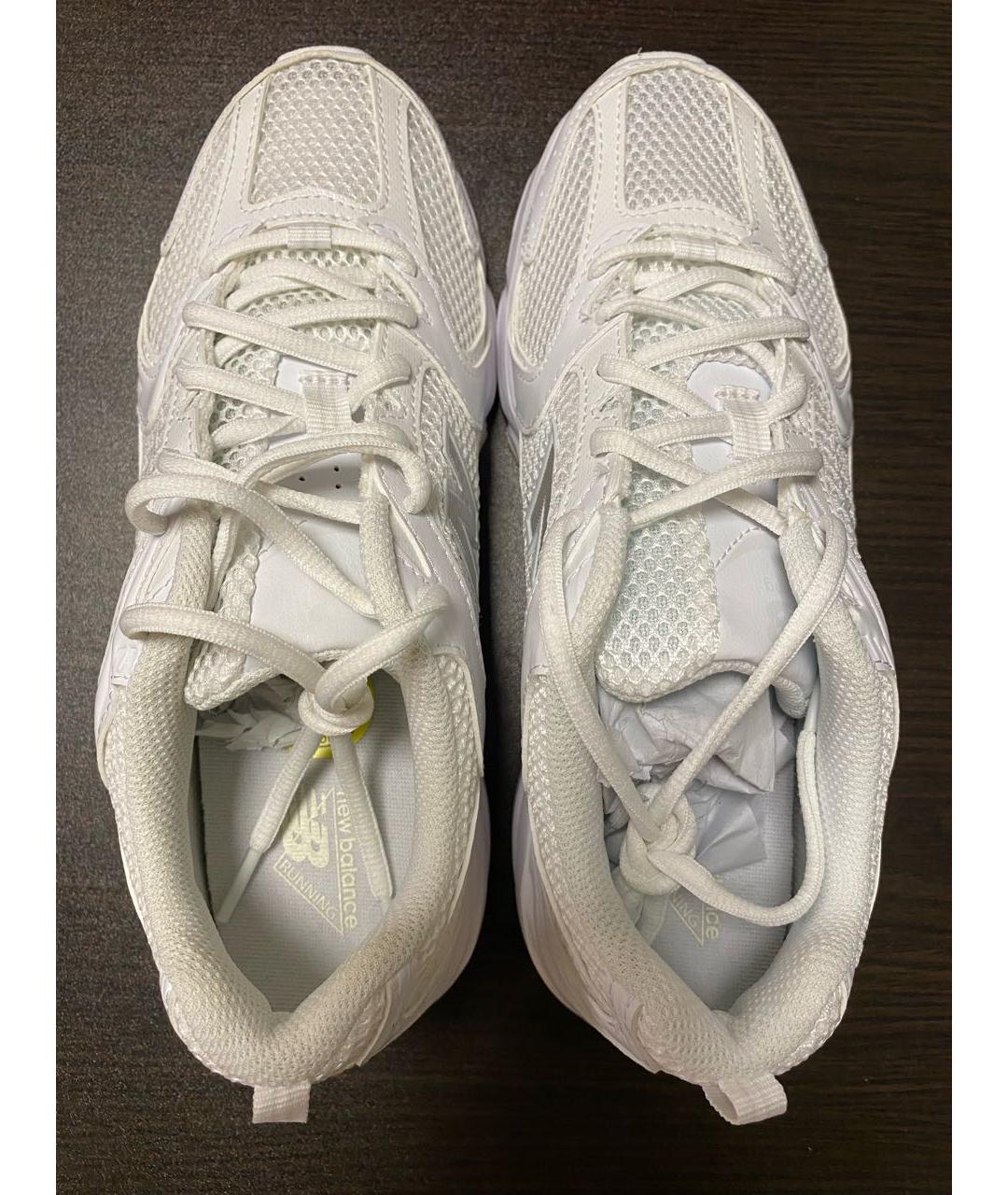 NEW BALANCE Белые кожаные кроссовки, фото 3