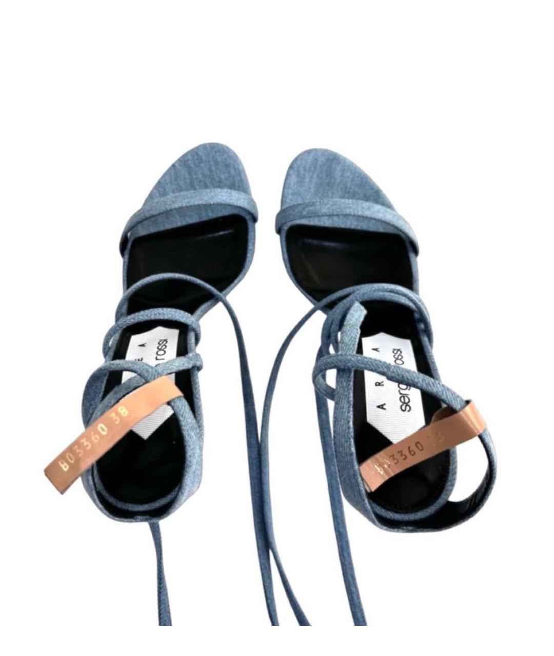 AREA Голубые сандалии, фото 3