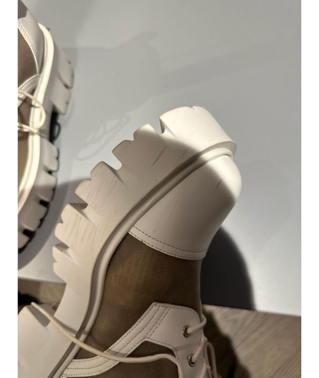 PREMIATA Бежевые ботинки из искусственной кожи, фото 8