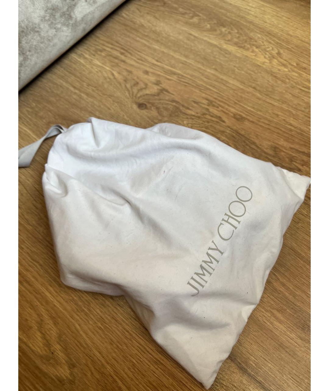 JIMMY CHOO Бежевые туфли из лакированной кожи, фото 6