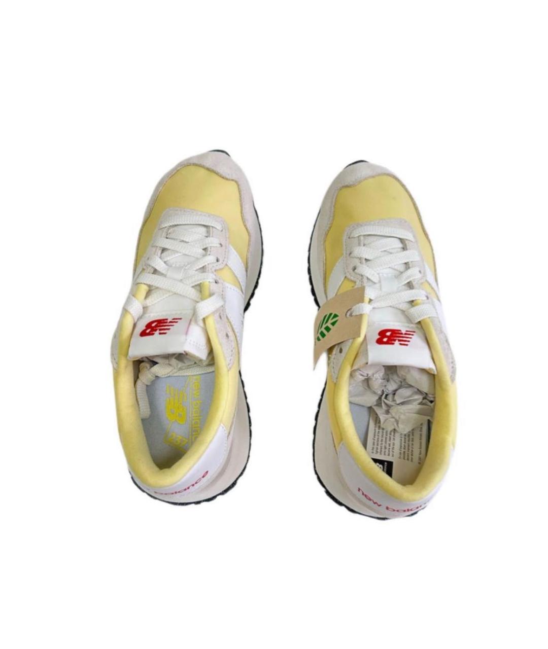 NEW BALANCE Желтые замшевые кроссовки, фото 3