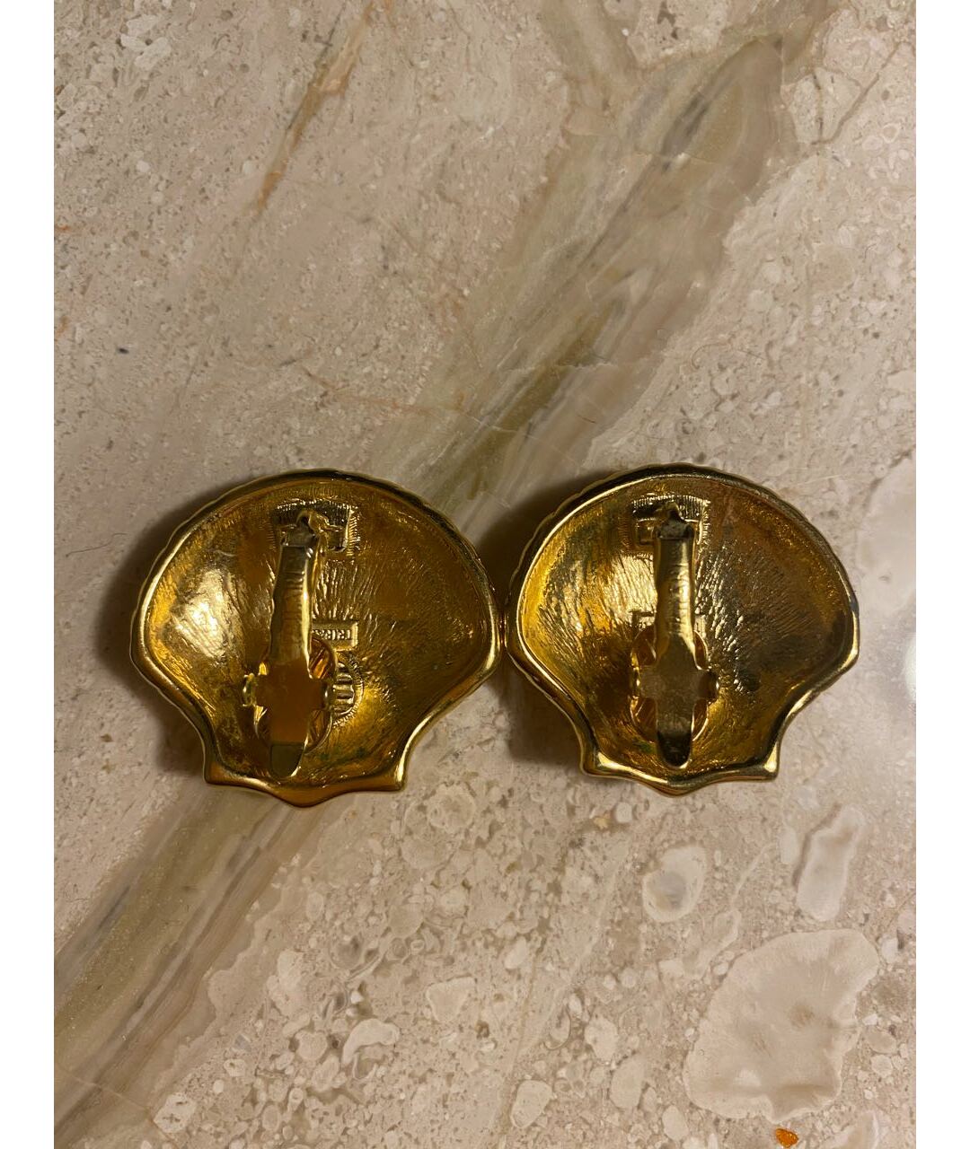 TRIFARI Золотые металлические серьги, фото 2