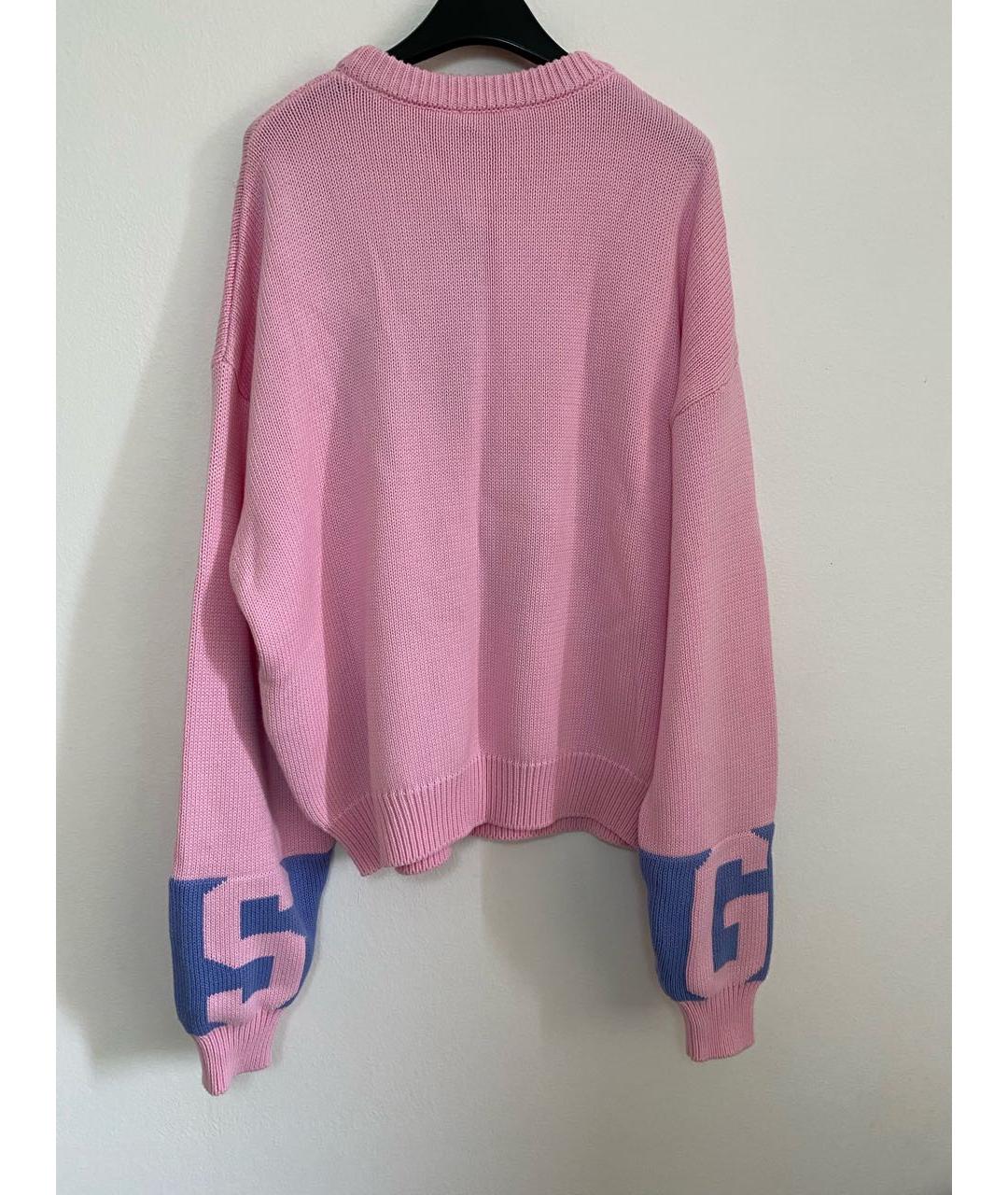GCDS Розовый хлопковый джемпер / свитер, фото 6