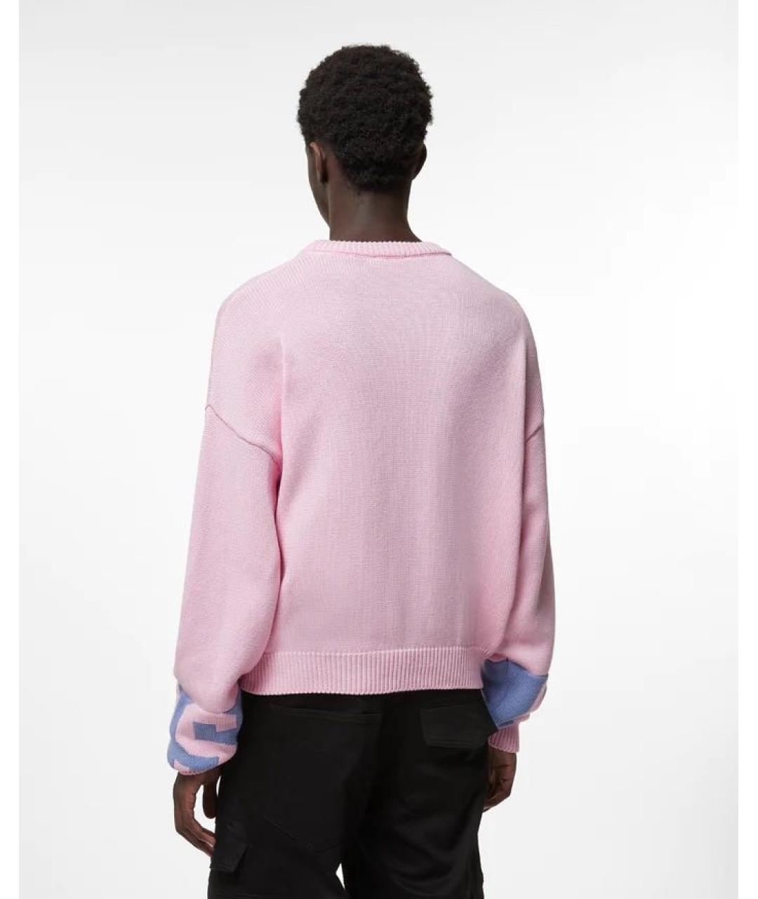 GCDS Розовый хлопковый джемпер / свитер, фото 2