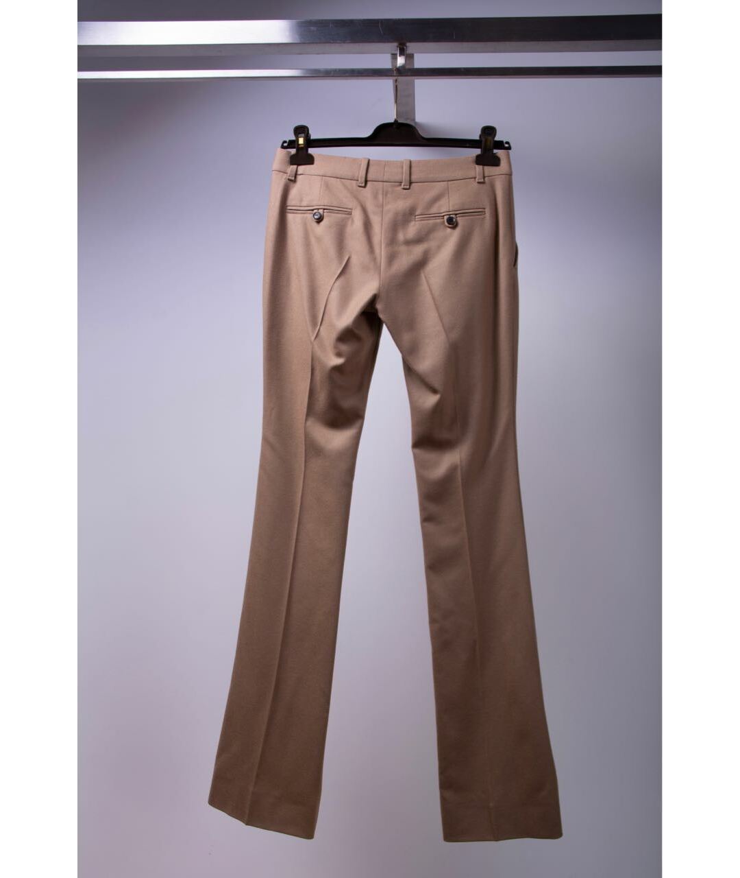GUCCI Бежевые шерстяные брюки широкие, фото 2