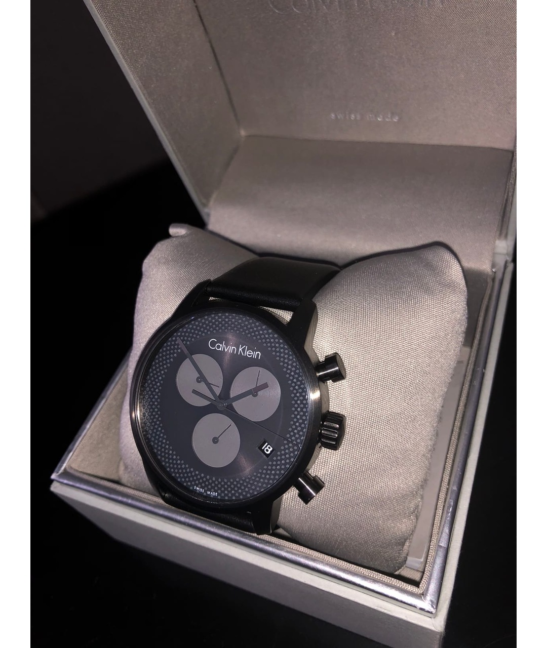 CALVIN KLEIN Черные стальные часы, фото 2