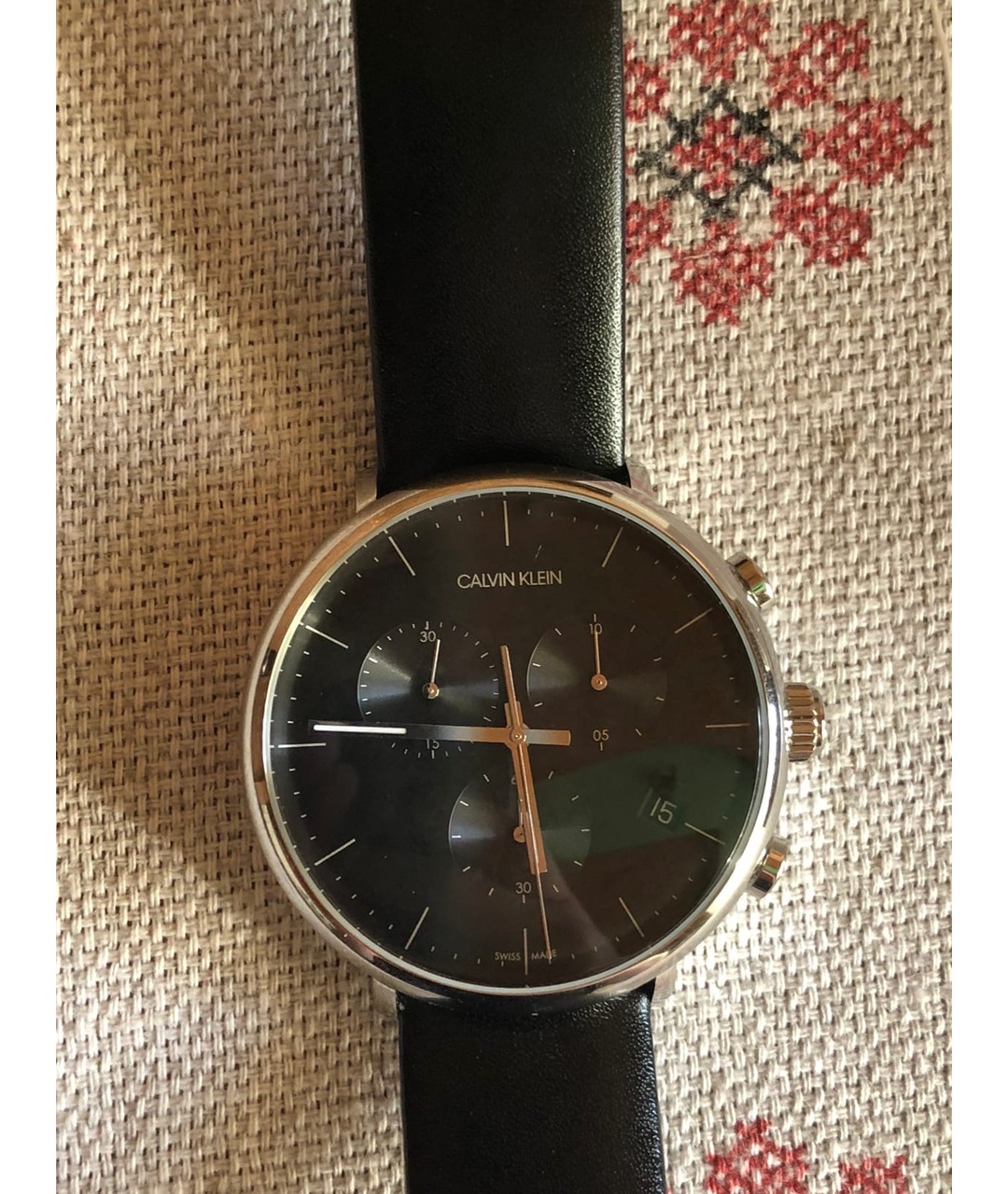 CALVIN KLEIN Черные стальные часы, фото 5