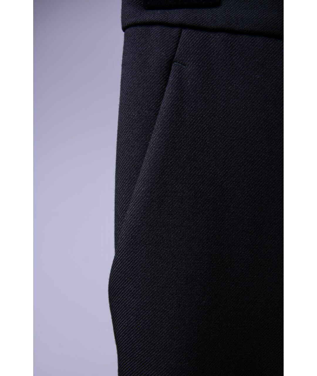 GUCCI Черные шерстяные прямые брюки, фото 4