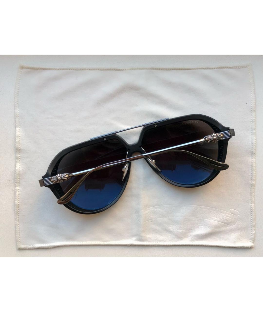 CHROME HEARTS Черные пластиковые солнцезащитные очки, фото 2