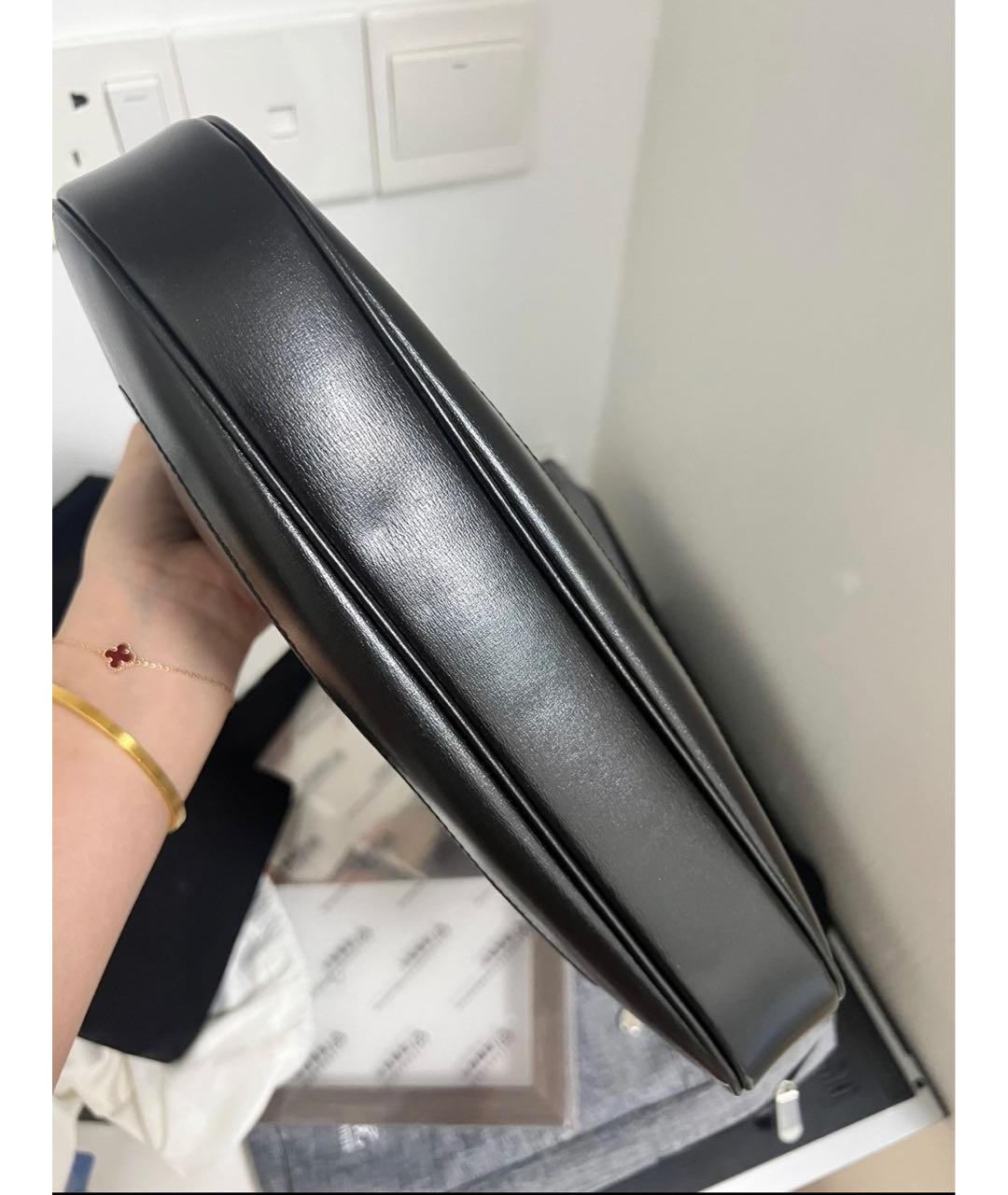 GUCCI Черная кожаная сумка через плечо, фото 3